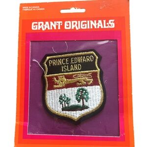 Vintage Grant Originals Prince Edward Island Emblem Crest Sew Embroidered Patch